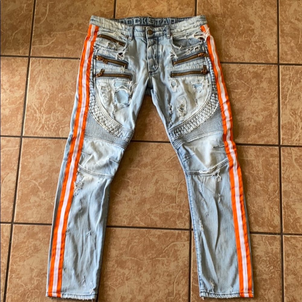 Rockstar brand designer jeans.